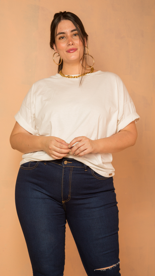 Camiseta Básica Cuello Redondo
