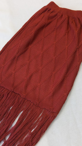 MAGLIONE Not So Basic Skirt – Fringe Hem –