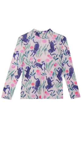 DISCOLA® Mesh Fiera Top – Cream Print