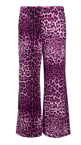 Purple Animal Print Pants