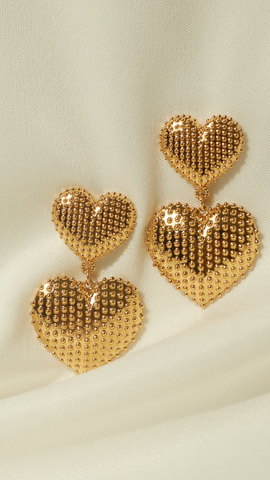 Bold Heart Earrings