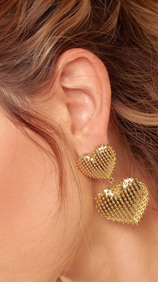 Bold Heart Earrings