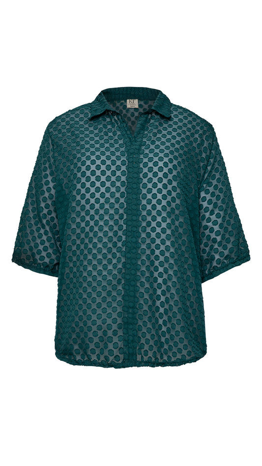 Green Chiffon shirt