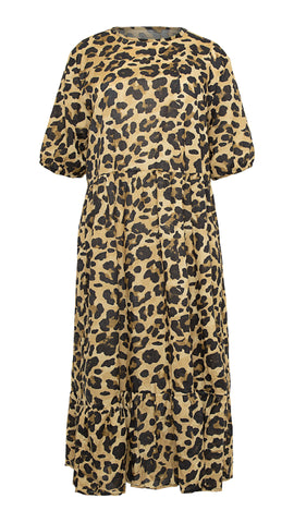 Maxi Vestido Leopardo Print