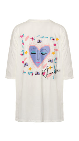 Oversize Cosmic Heart T-shirt