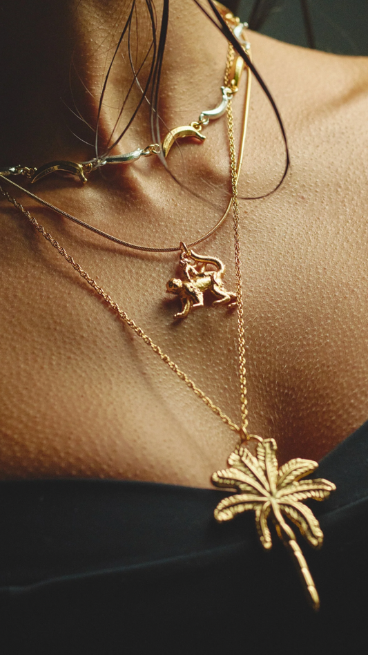 Set 3 Ardilla Mono Necklaces