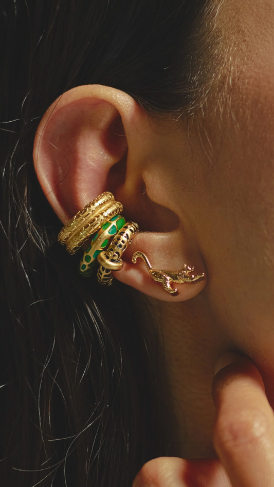 Set 3 Leather Earcuffs