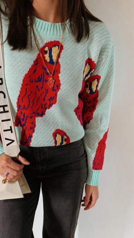 MAGLIONE Sweater Guacamayas